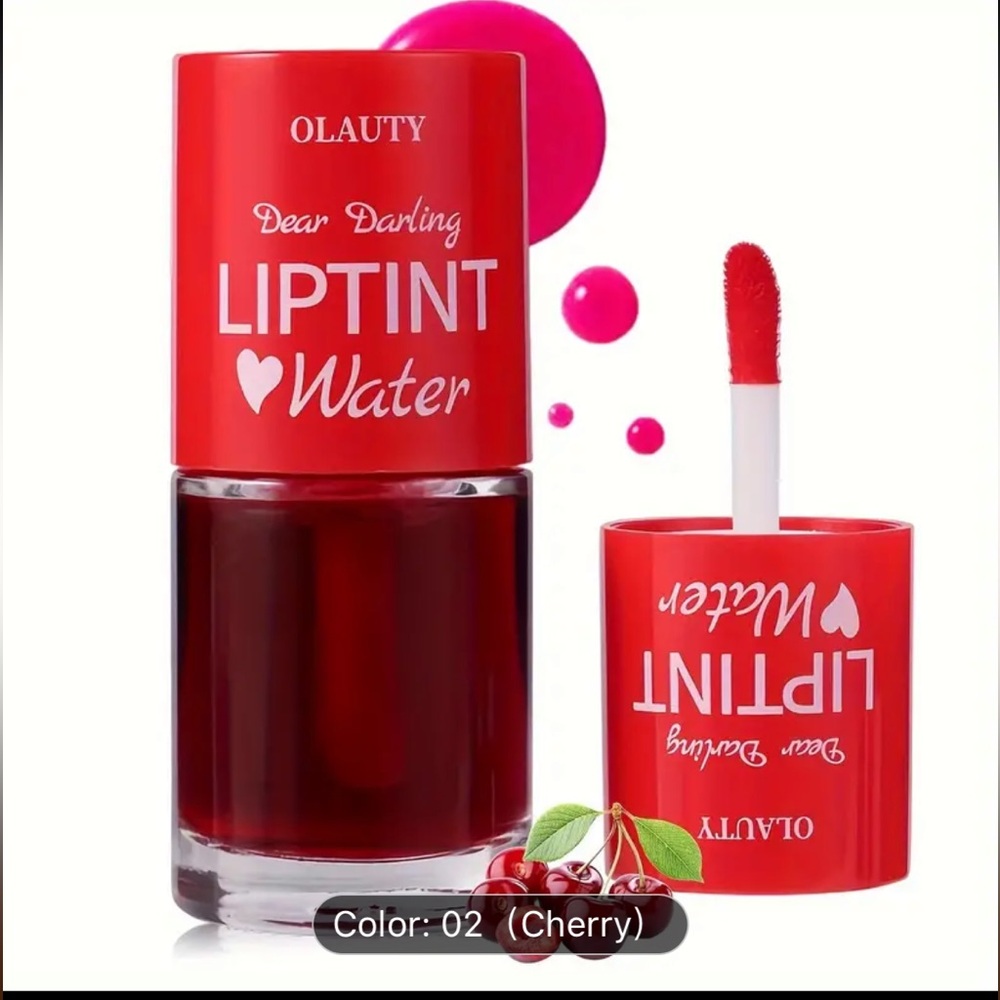 Cherry lip stain